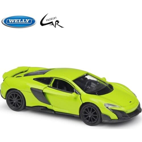 WELLY 1:36 Model Car Simulation Alloy Metal Toy Car Childrens Toy Gift Collection Model Toy Gifts MCLAREN 675LT Coupe