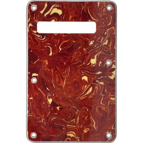 FLEOR Tortoise Shell Back Plate Backplate Tremolo Cover with Screws for ST Electric Guitar