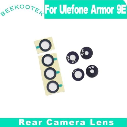 New Original for Ulefone Armor 9E Back Rear Main Sub Camera Lens Glass Cover Sticker Repair Part Replacement For Armor9E Phone