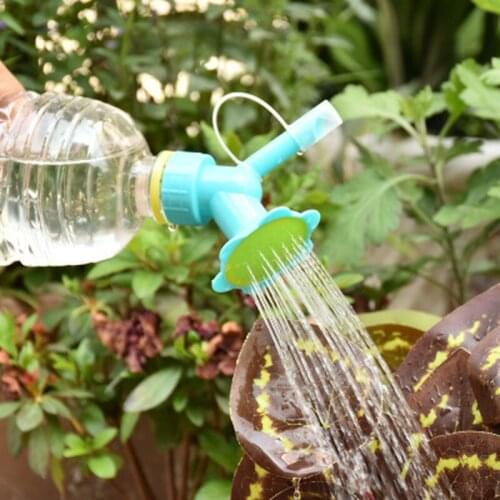 Watering Sprinkler Nozzle Plant Waterer Bottle Gardening Tools Irrigation Shower Head Cans Sprinkler with Cap Household