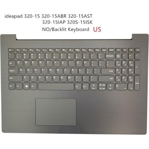 New Original For Lenovo ideapad 320-15 320-15ABR 320-15AST 320-15IAP 320S-15ISK Palmrest Upper Case Keyboard Bezel Cover Grey