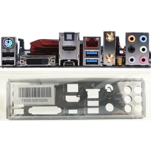 New I/O shield back plate of motherboard for B150I PRO GAMING /WIFI/AURA just shield backplate Free shipping