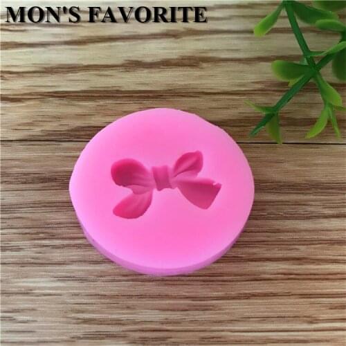 New Arrival Silicone 3D Cute Bow Mold Fondant Cake Decorating Tools, Silicone Soap Mold, Cooking Tools D056