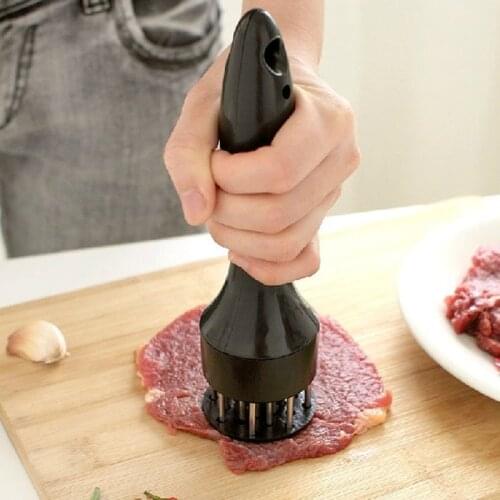 Profession Meat Tenderizer Ultra Sharp Needle Stainless Steel Blades Kitchen Tool for Steak Pork Beef Fish Tenderness Cookware