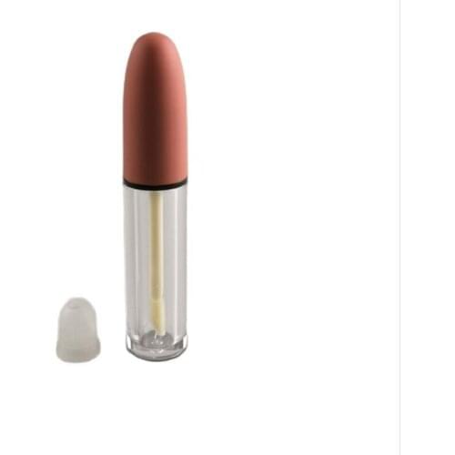 Bullet Lip Gloss Tube Frost Pink Matte Red Bullet Lip Gloss High-grade Empty Bottle Packaging Material Lip Gloss Bottle