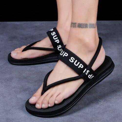 Mens Sandals slippers fashion non-slip Couples shoes outdoor Sandals bathroom slippers mens beach sandals slippers