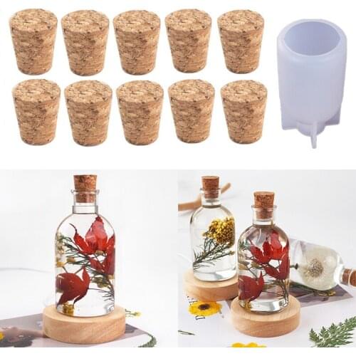 DIY Making Resin Jewelry Making Bottle Ornaments Silicone Mold Home Party Decoration Craft Mould