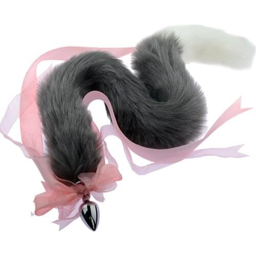 Sexules Toys 80cm Super Long Fox Tail Anal Plug Adults Only Erotic Products Fetish Dilator Anus Prostate Massage Intimate Goods