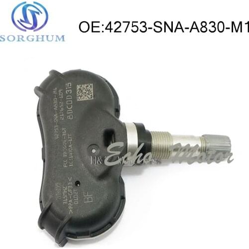 42753-SNA-A830-M1 TPMS Tire Pressure Monitor System For Honda Civic For Cr-Z For Element For Fit For Insight For Odyssey