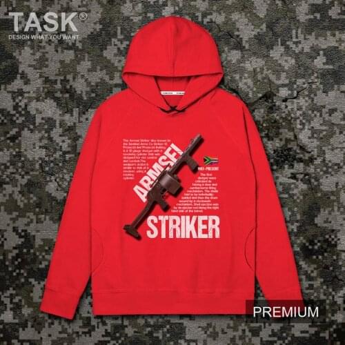 SouthAfrica Striker Shot Spray gun weapon jedi game printed hooded sweater casual fashion loose hooded long sleeve Spring Autumn