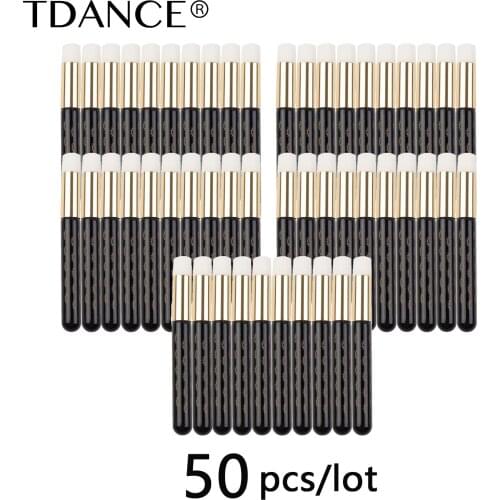 TDANCE 50pcs Professional Eyelash Cleaning Brush Nose Brushes Blackhead Multi-Function Makeup Lashes Cleanser Eyelash Extension