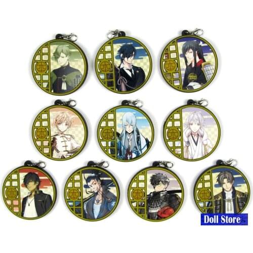 Touken Ranbu Online Original Japanese anime figure rubber Silicone sweet smell mobile phone charms key/chain/strap D175