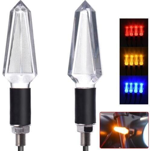 Motorcycle Turn Signal Lights Indicator Transparent LED Flasher For Yamaha XJ6 DIVERSION XJR1300 XJR400 XP500 XP530 YBR125