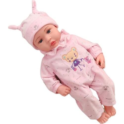 Simulation Vinyl Figurine Baby Reborn Doll Touch Sounding Doll Toys for Girls Surprise Dolls Baby Doll Toys Reborn Baby