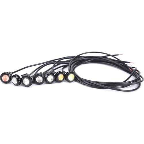 9W 12V 24V 18MM Red LED Eagle Eye Light Car Fog DRL Daytime Reverse Backup