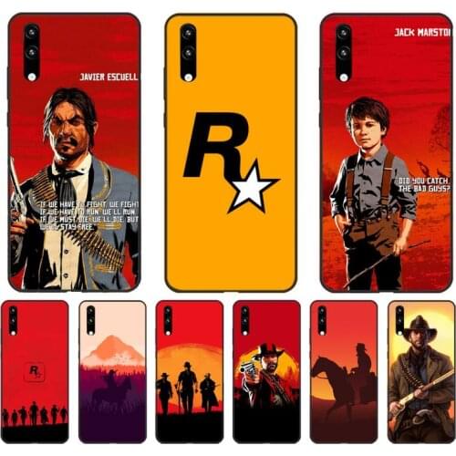 FHNBLJ game RDR2 Shell Phone Case for Huawei Honor8X 8A 9 10 20 Lite 10i 20i 7A 7C P20 30 40 Lite