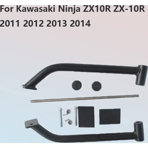 Dumb Black Motorcycle Accessories Engine Protetive Guard Crash Bar Protector For Kawasaki Ninja ZX10R ZX-10R 2011 2012 2013 2014
