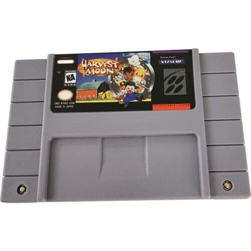HARVEST MOON(Super 16 bit SNES) Authentic- Tested-With Fast shipping-USA Version NTSC