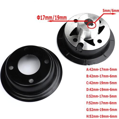 Diameter 17mm/19mm Wheel Hub for 2.50/2.80-4 Tire Rim for Electric Wheel Scooter Bike Mini ATV Motorcycles Wheels