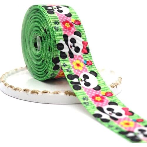 10 Yards 1' 25MM Animals Printed Grosgrain Ribbons For Hair Bows DIY Handmade Materials Y2020091901