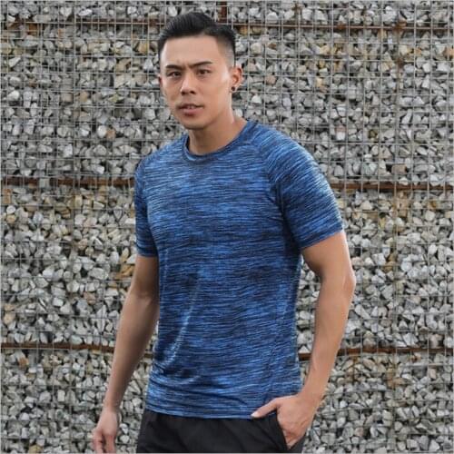2021 Oversized T-shirt Mens Short-sleeved T-shirt Round Neck Quick-drying Mens Casual T-shirts