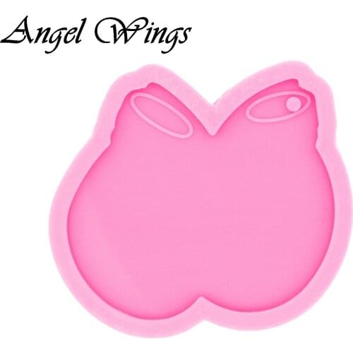 Gloves Keychains Silicone Molds DIY Necklace Jewelry Shiny Epoxy Resin Mould DY0487