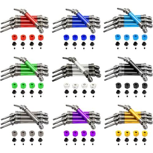 RC Front/Rear Universal Drive Shaft CVD for 1/10 RC Climbing Hobby Model Car Model DIY Modification Replacement Parts