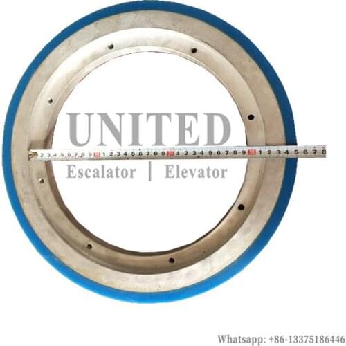 UNITED Escalator Sidewalk Friction Wheel Handrail Belt Pressure Pulley GAA195NT1 OD390mm ID274mm W35mm For 506
