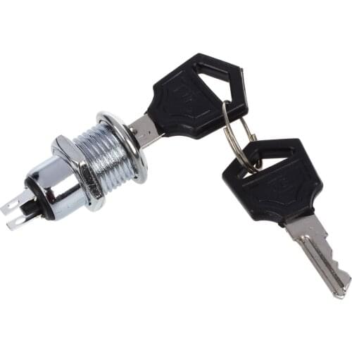 On Off Two Terminals Keyswitch Keylock Switch w Keys