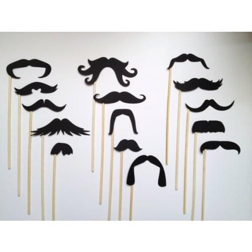 Funny Mustache Photo Booth Props set wedding birthday bridal shower Bachelorette Party Props on a stick photobooth