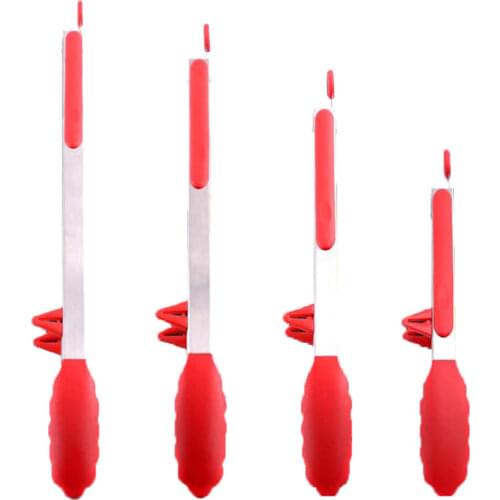 1Pcs Stainless Steel Food Clip For Non-slip Bread Cake Steak Barbecue Food Clip Baking Tool 9/12/14/16 inch