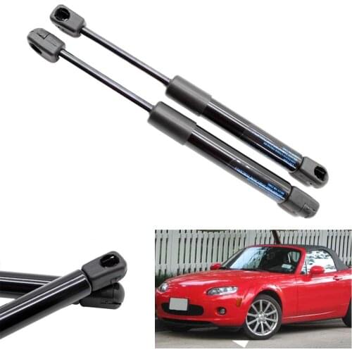 2pcs AutoTailgate Boot Gas Struts Shock Struts Damper Lift Supports for Mazda MX-5 Miata Convertible 2006-2011 2012 2013 245 mm