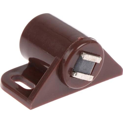 ABS Round Magnetic Door Catches Latch Cabinet & Furniture Shutter Magnetic Catch Closer for Cupboards