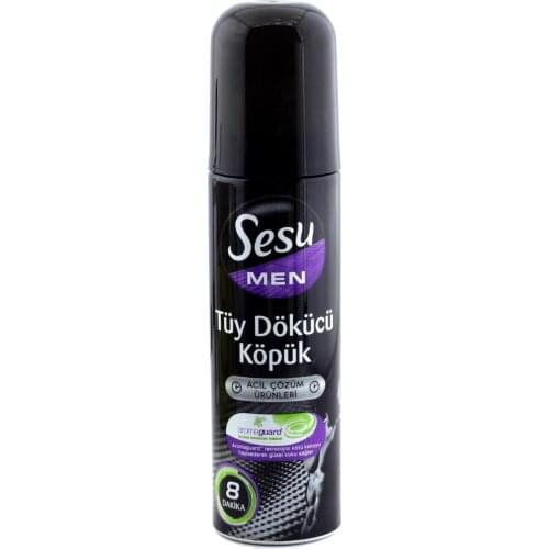 Depilatory Spray Cream For Men 150 ml Tüyleriniz easily getting under of water in circular motions with foam clean