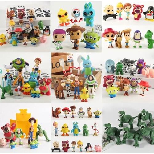 Toy Story Buzz Lightyear Woody Action Figure Diy Gk Model Alien Statue Collection Decoration Collection Childrens Toy Gift Set