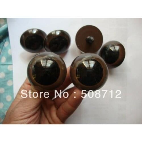 Fress ship!!!50pcs/lot DIY stuffed toy findings 40mm Brown Color plastic pupil eyes/ safety eyes