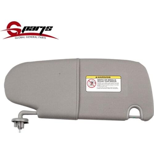 G-Parts Sun Visor with clip insert Left Driver Side Car Sun Visor For Dodge Ram 1500 2500 3500 2002-2006 1CT11TL2AA