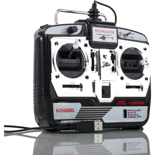 97BC JTL-0904A Phoenix 5.0 G7.0 RF7 6Channel RC Flight Simulator with Installation Disk for Real F RC Flight Quadcopter Drone