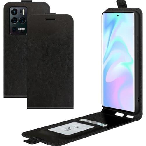 For ZTE Axon 30 Ultra Case Flip Leather Cases For ZTE Axon 30 Ultra High Quality Vertical Wallet Leather Case