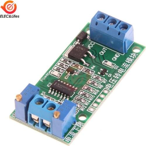 0-5V 4-20mA Voltage To Current Module Current Transmitter Linear Conversion Signal Converter Adjustable Isolated Board