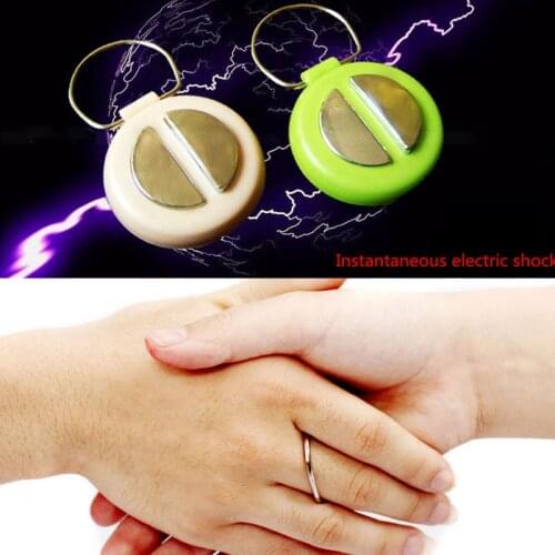 New Arrival 1 PCS Funny Pen Electric Shock Prank Trick Fun Shocker Toys Grownup Joke Gift Pink