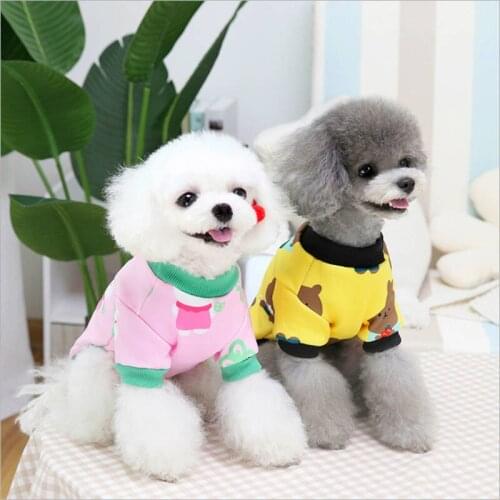Autumn Winter Cartoon Fleece Clothes for Dog Clothes for Small Dogs Pet Cats Costume Chihuahua Outfit Coats Jacket Warm