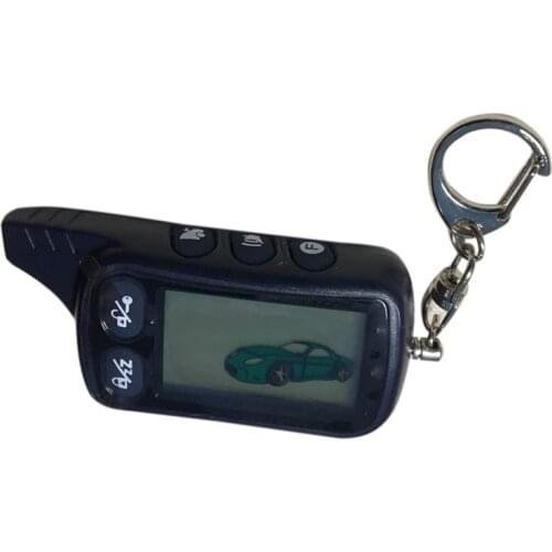 TZ 9030 LCD Remote Control Key for Russian Two way Car Alarm Keychain Fob Tomahawk TZ-9030 Tomahawk TZ9030