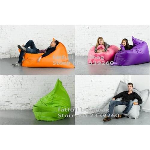 Cover only No Filler - ASSORTED various colors in stock Hot Selling Bean Bag Chair/Bean Bag Sofa,Outdoor Bean Bag
