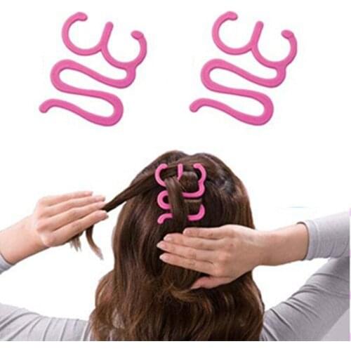 2 pcs/lot Hair Braider, Magic hair Twist Styling, Bun Maker DIY French Braiding Hair for hairdressing