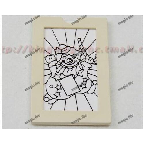 Coloring Frame size small for close up magic magic tricks magic props 2pcs each lot