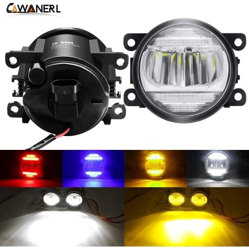 2in1 Car LED Fog Light + Daytime Running Light DRL 30W 8000LM 12V For Honda Accord Pilot CR-V Crosstour CR-Z City Fit Insight