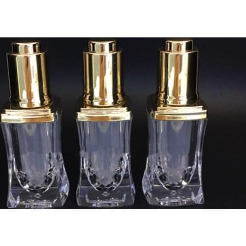 300PCS 10ml high-grade acrylic essential oil/perfume bottle,cosmetic packaging bottle (with dropper cap) F20172602