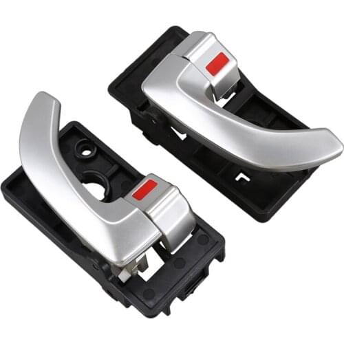 4Pcs Car Interior Inside Door Handle Left Right Replacement Set for Hyundai Tucson 2005 - 2009 82620-2Z02