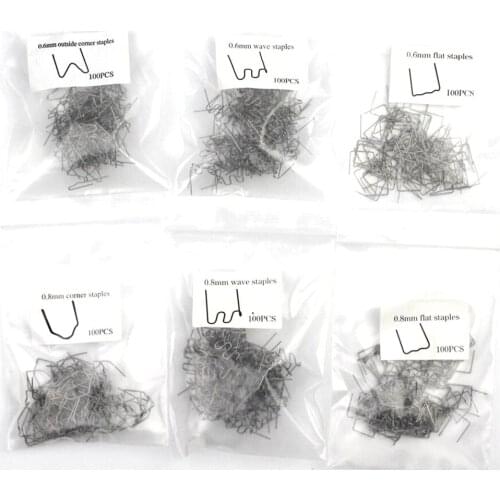 600pcs solder wire for car bumper repair plastic welding hot stapler staples Car bumper plastic welder